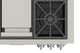 Fulgor Milano Sofia 36" Stainless Steel Pro Gas Cooktop-3