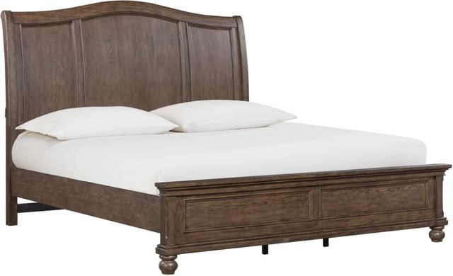 aspenhome® Oxford Cocoa King Sleigh Bed-0