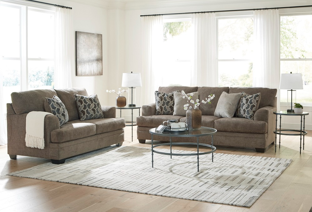 Signature Design by Ashley® Stonemeade Nutmeg Sofa and Loveseat