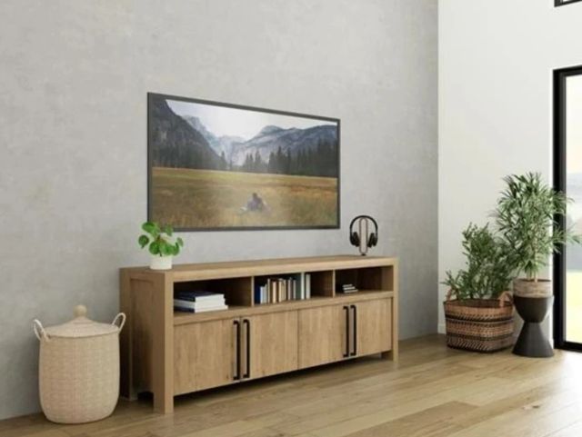 Riverside Furniture Davie Pale Oak Entertainment Console-1