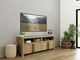 Riverside Furniture Davie Pale Oak Entertainment Console-1