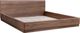 Moe's Home Collection Round Off Walnut Queen Bed-0