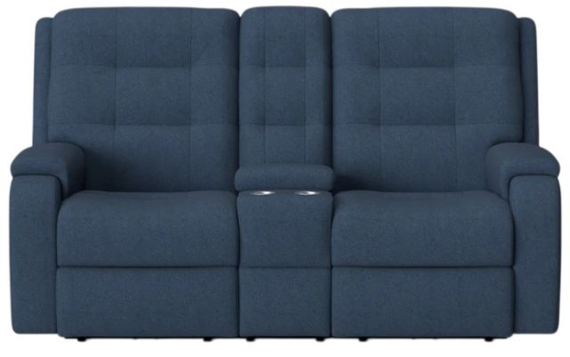Flexsteel® Customizable Arlo Power Reclining Loveseat with Console and Power Headrests-3