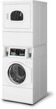 Speed Queen® Commercial 26.88" White Electric Stack Washer/Dryer-1
