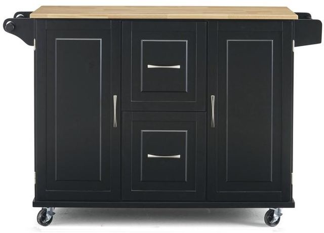 homestyles® Dolly Madison Black Kitchen Cart-0