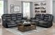 Homelegance® Fabian Dark Gray/Gray Reclining Sofa-1