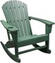 Signature Design by Ashley® Sundown Shores Green Outdoor Rocking Chair-0