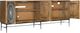 Hooker® Furniture Commerce and Market Charcoal/Medium Natural Giovanni Entertainment Console-2