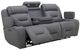 Liberty Furniture Chapman Aline Blue Gray Leather Power Reclining Sofa-1
