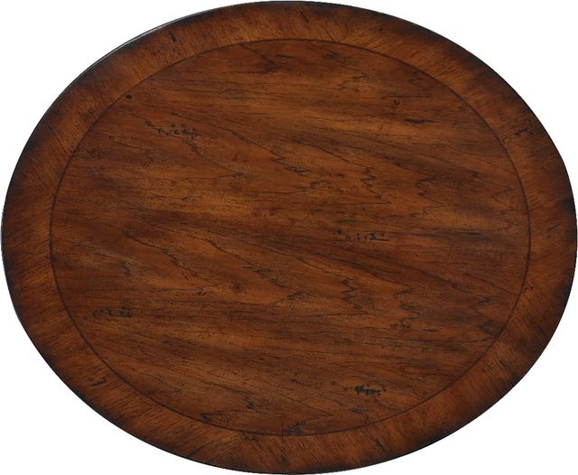 Hooker® Furniture Commerce and Market Walnut Pedestal Accent Table-2