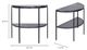 Moe's Home Collection Aurora Black Side Table -4
