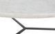Moe's Home Collection Chloe White Coffee Table with Black Iron Base-2