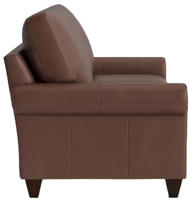 Bassett® Furniture Customizable Benchmade Premier Leather Panel Arm Sofa-2