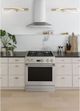 Monogram® Statement Collection 30" Stainless Steel Pro Style Dual Fuel Range with 4 Burners-1