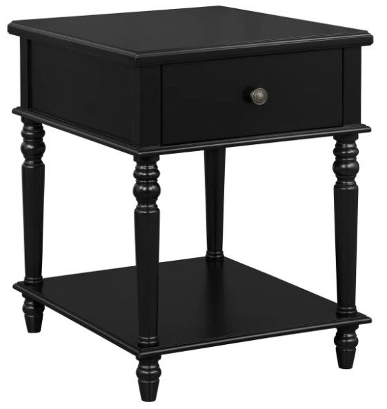 Powell® Pike Black Side Table-0