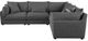 Coaster® Sasha 5-Piece Barely Black Modular Sectional-1