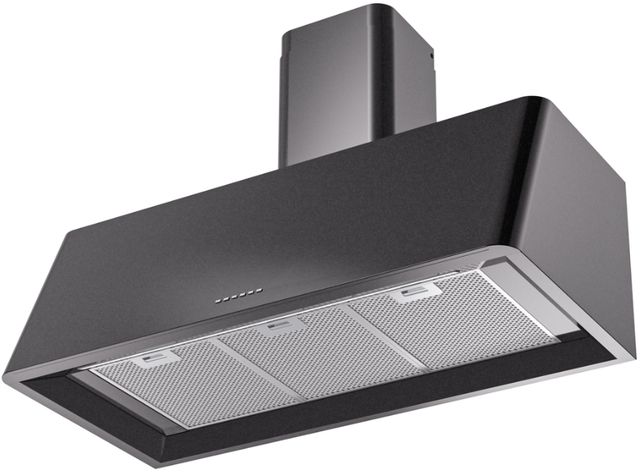 Ilve® Nostalgie II Series 40" Glossy Black Wall Mounted Range Hood-1