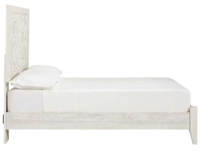 Signature Design by Ashley® Paxberry Whitewash Youth Full Panel Bed-3