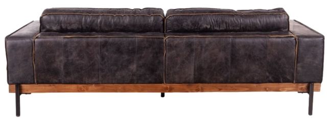 Home Trends & Design Portofino Antique Ebony/Walnut Sofa-2