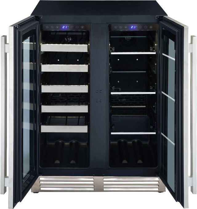 Marathon 24" Stainless Steel Built In Wine Cooler-3