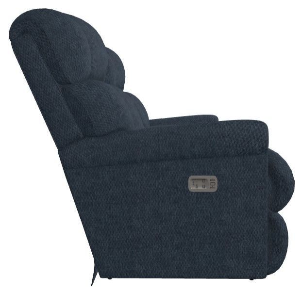 La-Z-Boy® Pinnacle Navy Power Wall Reclining Loveseat with Console, Headrest, and Lumbar-2