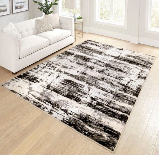 Orian Illusions Linden Park Natural 5'x8' Area Rug-4