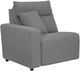 Signature Design by Ashley® Modmax II 7-Piece Salt and Pepper Modular Power Reclining Sectional with Audio Consoles-1