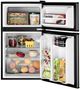 GE® 19" 3.1 Cu. Ft. CleanSteel® Double-Door Compact Refrigerator-2