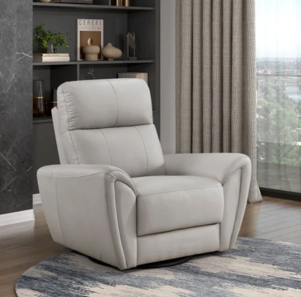 Homelegance® Essex Light Gray Accent Swivel Chair-1