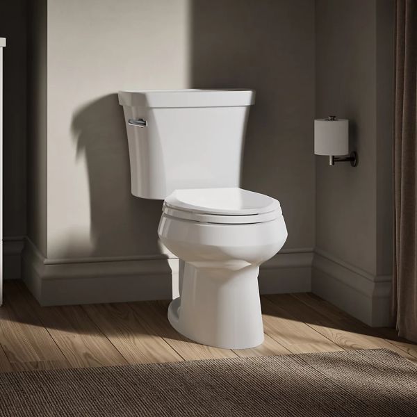 KOHLER® Wellworth® White 2-Piece Elongated Toilet, 1.28 Gpf-2