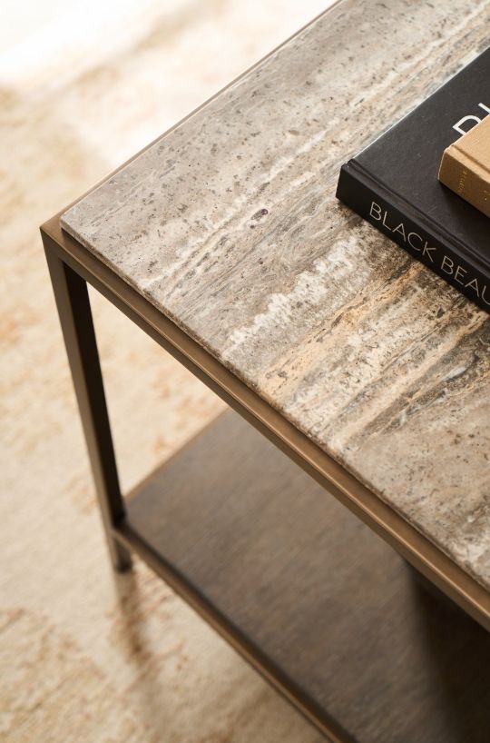 Universal Explore Home™ Montclair Dark Gray Brindle End Table-4