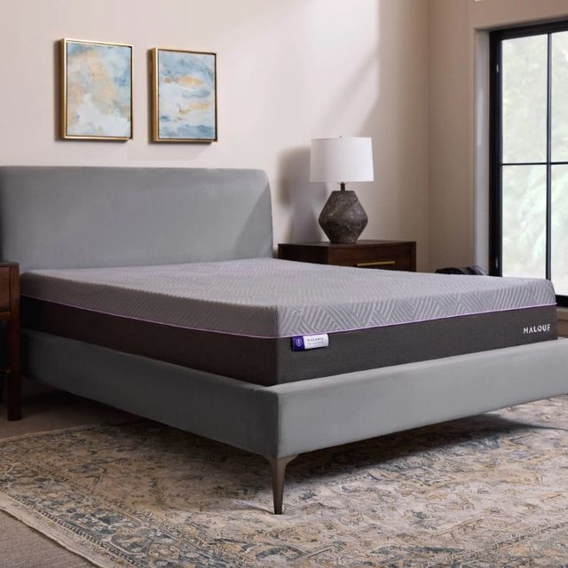 Malouf™ Polaris 12" Hybrid Medium Plush Tight Top King Mattress in a Box-1