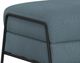 International Furniture Direct Tyne Blue Footstool Ottoman-3