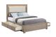 Coaster® Kenora Barley Brown Queen LED Storage Bed-2