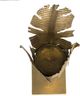 A & B Home Deep Bronze Feather Candle Holder-2
