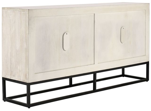 Classic Home Flint 72" White Wash Sideboard-3