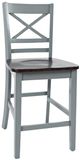 Jofran Inc. Asbury Park 5-Piece AP Gray/Autumn Brown Dining Set-2