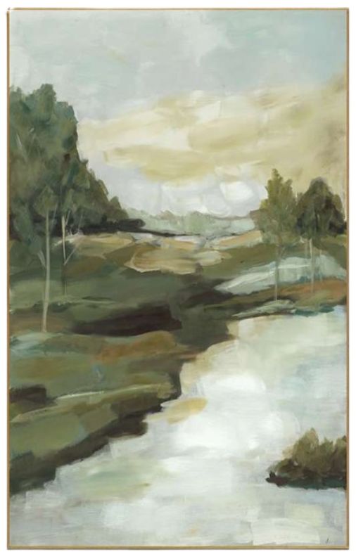 Classic Home Forest Park Painting Art-0
