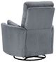 Homelegance® Traverse Gray Manual Swivel Glider Reclining Chair-4