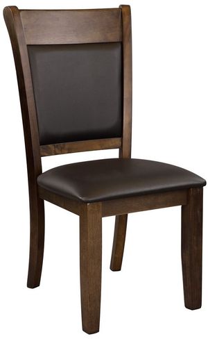Homelegance® Wieland Brown/Light Rustic Dining Side Chair