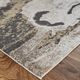 Feizy Vancouver Beige/Charcoal 5' x 8' Rug-2
