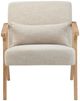 Crestview Collection Vance Cream/Light Natural Accent Chair-2