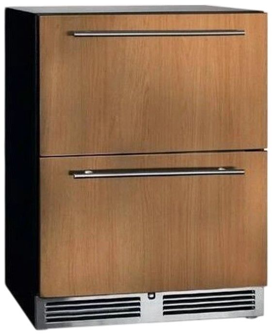 Perlick® Brown 24" Indoor Undercounter Freezer Drawers-0