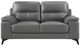 Mazin Furniture Mischa 2 Piece Dark Gray Sofa/Loveseat Set-3
