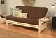 Kodiak Furniture Phoenix Linen Cocoa/Antique White Full Futon with Mattress-4