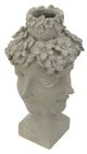A & B Home Gray Head Bust Statue-1