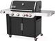 Weber® Genesis 4-Burner Black Freestanding Liquid Propane Gas Grill-1