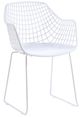 Moe's Home Collection Honolulu 2 Piece White Chairs-1