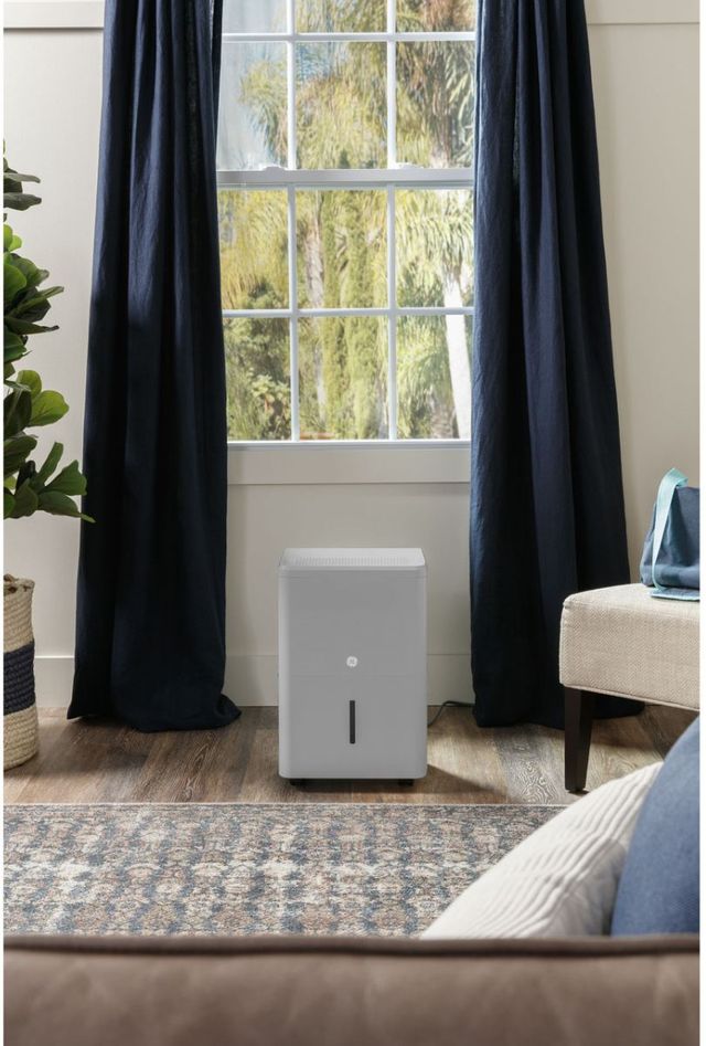GE® 50 Pt. Stratus Grey Portable Dehumidifier-2