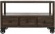 International Furniture Direct Oslo Black Sofa Table-2